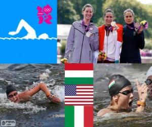 Puzzle Μαραθώνιο γυναικών 10 χιλιόμετρα κολύμπι το LDN 2012